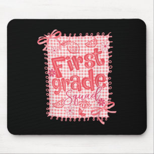 Tapis De Souris Enseignant de première année Coquette nœud papillo