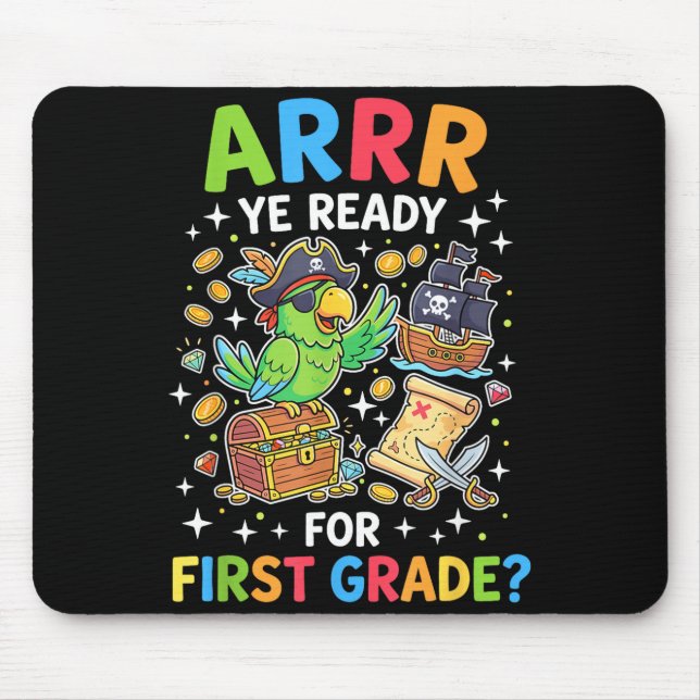 Tapis De Souris Enseignant de première année rentrée des classes p (Devant)