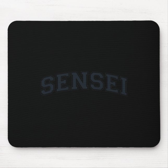 Tapis De Souris Enseignant des arts martiaux Sensei Instructeur de (Devant)