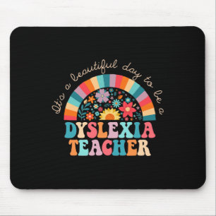 Tapis De Souris Enseignant Dyslexie Rétro Dyslexie Spécialisé Thér