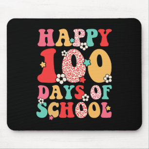 Tapis De Souris Enseignant Enfants Retro Super 100 Jours Joyeux 10