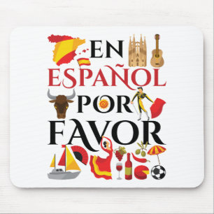 Tapis De Souris Enseignant Espagnol En Espanol Por Favoriser
