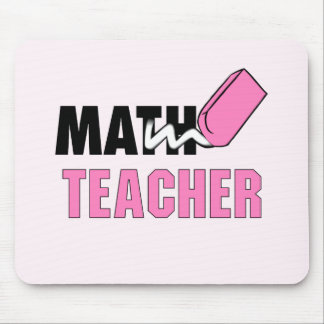 Tapis De Souris Enseignant Funky Math Pink Eraser
