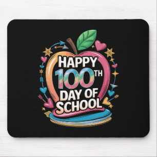 Tapis De Souris Enseignant Jour Heureux 100e Mathématiques Cadre d