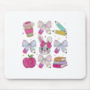 Tapis De Souris Enseignant Pâques Coquette Grow Bunny Joyeux Pâque
