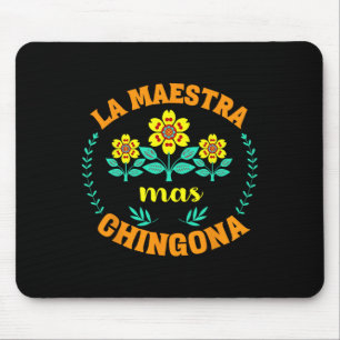 Tapis De Souris Enseignante Bilingue Rentrée Scolaire Professeur d