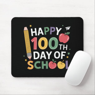 Tapis De Souris Enseignants du 100e jour d'école Joyeux 100 jours