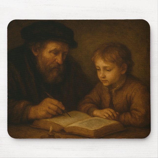 Tapis De Souris Enseignement depuis l'âge (Devant)