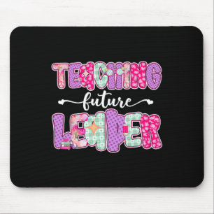 Tapis De Souris Enseignement Rétro Dirigeants Futurs Professeur Pr