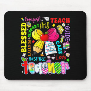 Tapis De Souris Enseigner Amour Inspirer Enseignant Enfants Crayon