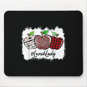Tapis De Souris Enseigner Amour Insre Dame Déjeuner Léopard Rouge