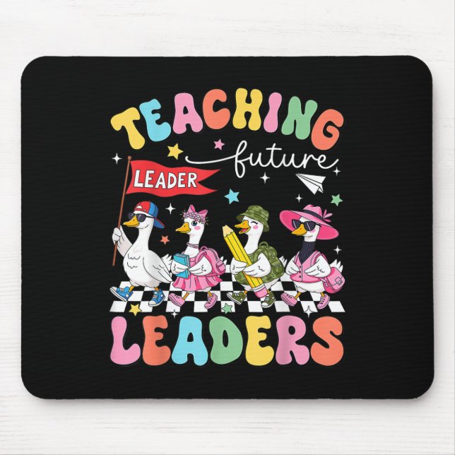 Tapis De Souris Enseigner aux futurs leaders Professeur Dinde Ense (Devant)