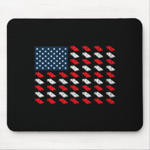 Tapis De Souris Ensemble cornhole drapeau américain pour hommes 4