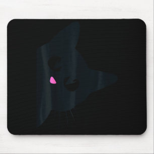 Tapis De Souris Ensemble de déguisement de chat noir mignon pour e