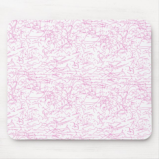 Tapis De Souris Ensemble de dossiers abstraits roses pour le burea (Devant)