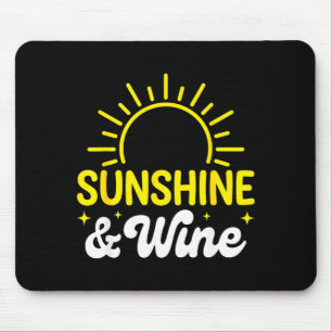Tapis De Souris Ensoleillement et été de vin en plein air 