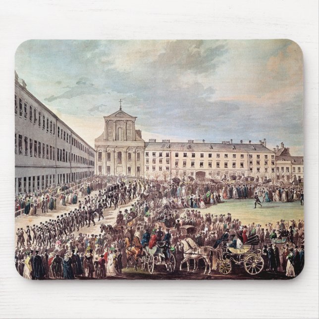Tapis De Souris Enterrement de Ludwig van Beethoven à Vienne (Devant)