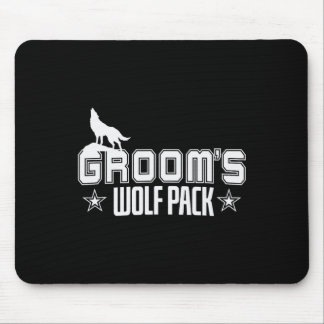Tapis De Souris Enterrement de vie de garçon du marié Wolfpack Men