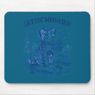 Tapis De Souris enterrement de vie de jeune fille cow-boy vachette