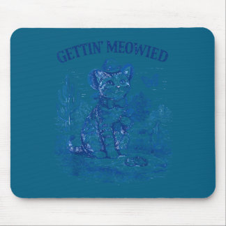 Tapis De Souris enterrement de vie de jeune fille cow-boy vachette