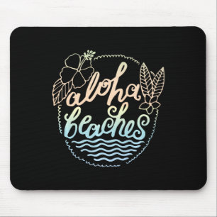 Tapis De Souris Enterrement de vie de jeune fille - Plages Aloha