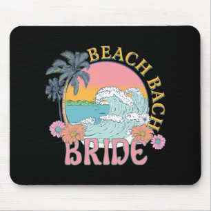 Tapis De Souris Enterrement de vie de jeune fille Rétro Plage Été
