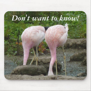 Tapis De Souris Enterrer la tête dans le sable !