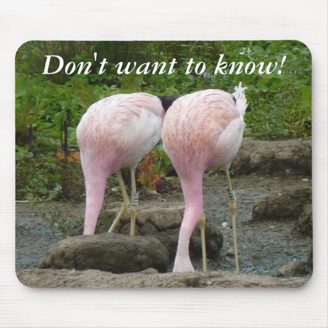 Tapis De Souris Enterrer la tête dans le sable ! (Devant)