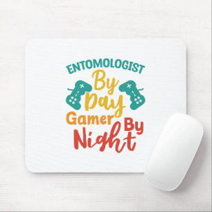 Tapis De Souris Entomologiste Par Jeu De Jour Par Nuit