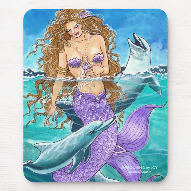 TAPIS DE SOURIS ENTOURÉ PAR JOIE (Devant)