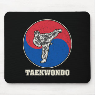 Tapis De Souris Entraînement d'Art Martial de Karaté de Kickboxing