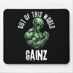 Tapis De Souris Entraînement de gym pour Alien amusant