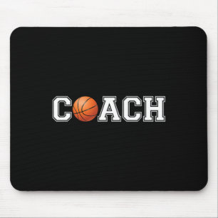Tapis De Souris Entraîneur De Basketball Coach De Sport Personnel 
