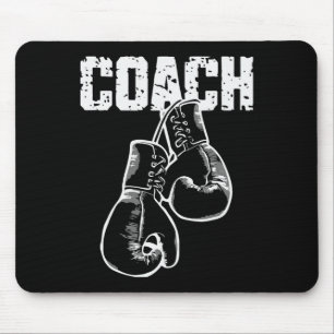Tapis De Souris Entraîneur de boxe Kickboxing Gants de boxe rétro
