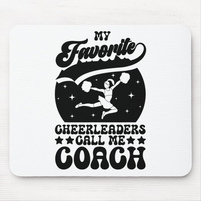 Tapis De Souris Entraîneur de Cheerleading _8  (Devant)