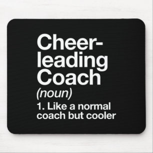 Tapis De Souris Entraîneur de Cheerleading Définition Sports Entra