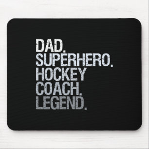 Tapis De Souris Entraîneur de hockey Joueur de hockey sur glace Ca
