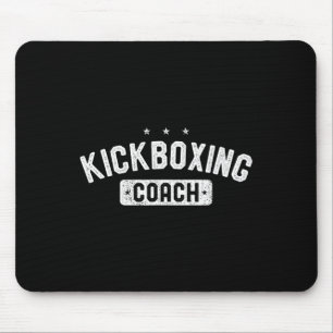 Tapis De Souris Entraîneur de kickboxing Kickboxing vintage