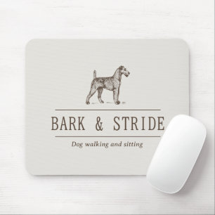 Tapis De Souris Entreprise personnalisée de promenade de chiens en