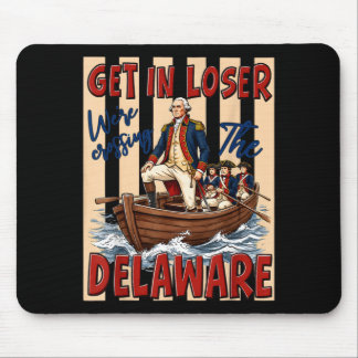 Tapis De Souris Entrez En Traversant Le Delaware 4 Juillet Patriot
