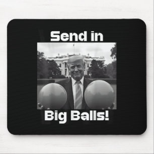 Tapis De Souris Envoyer Dans Big, Président Trump Et Doge