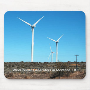 Tapis De Souris Éoliennes US Montana