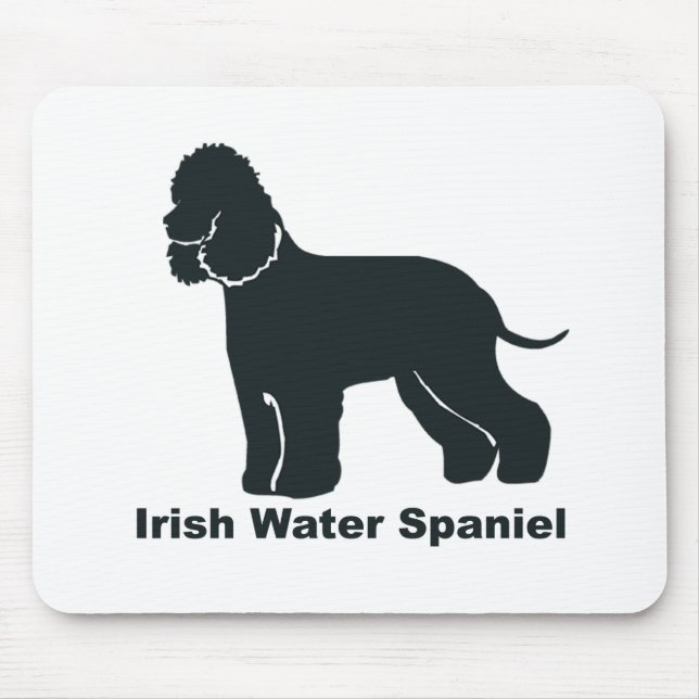 Tapis De Souris Épagneul d'eau irlandaise (Devant)