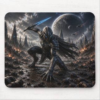 Tapis De Souris Epic Alien Knight in a Distant Galaxy