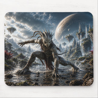 Tapis De Souris Epic Cosmic Guardian in a Fantasy World