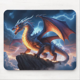 Tapis De Souris Epic Lightning Dragon Imaginaire Jeu Souris Pad
