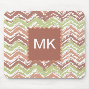 Tapis De Souris Épice de scribble Chevron ZigZag