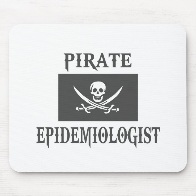 Tapis De Souris Épidémiologiste du pirate (Devant)