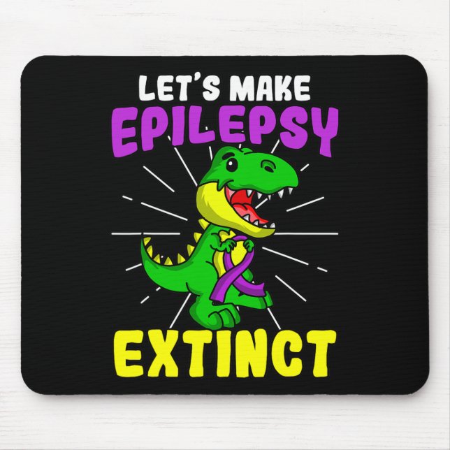 Tapis De Souris Epilepsie Guerrier Epileptique Extinct Dinosaure S (Devant)
