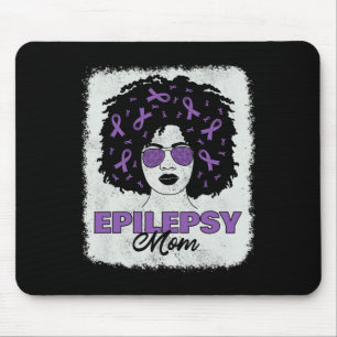 Tapis De Souris Epilepsie Sensibilisation Maman Afro Africaine Amé